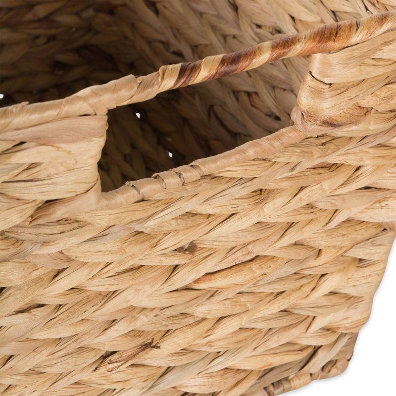 Design Imports Set of 3 Water Hyacinth Baskets Natural