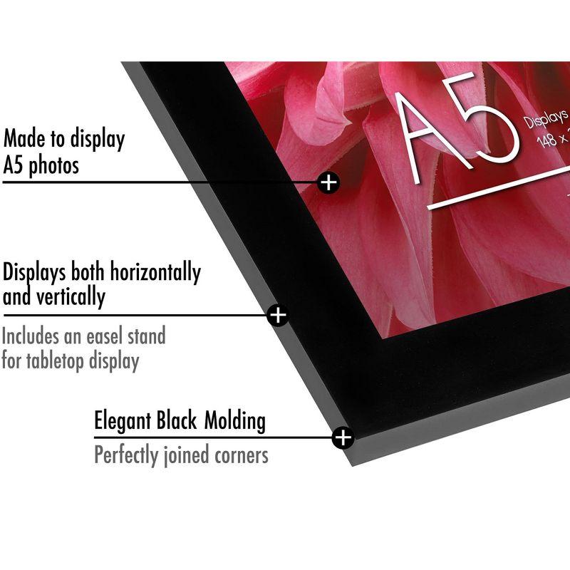 Americanflat A5 Picture Frame, Black