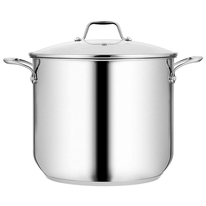 NutriChef Stainless Steel Stock Pot