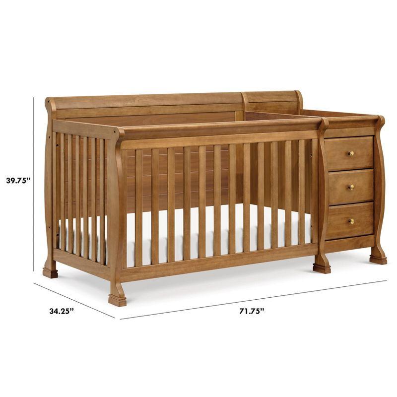 DaVinci Kalani 4-in-1 Convertible Crib & Changer - Chestnut