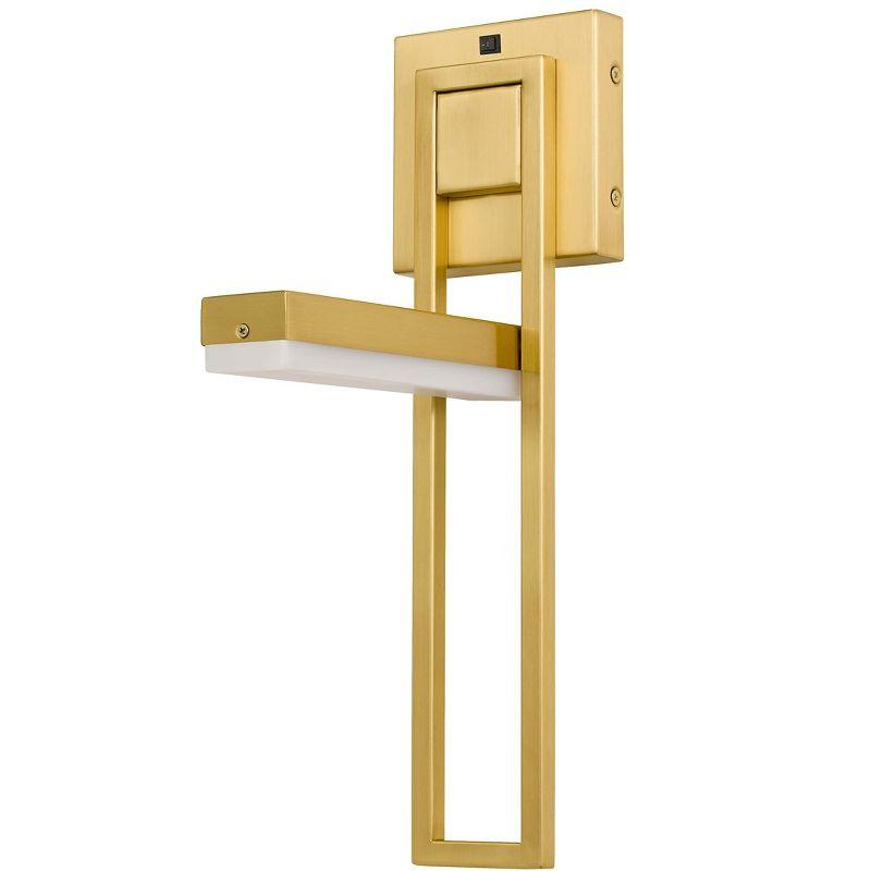 Cal Lighting LA-8043 Montilla Led Bedside Wall Sconce with Adjustable Led Light Panel and Rocker Switch