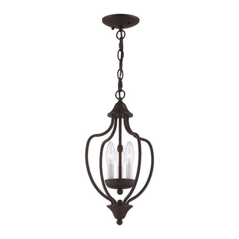 Livex Lighting Home Basics 3 - Light Chandelier in  Bronze