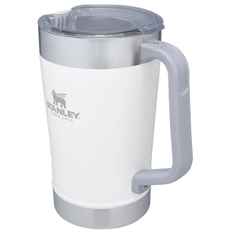 Stanley 64 oz Stainless Steel Stay-Chill Pitcher Polar: Dishwasher-Safe Beverage Server for Hot & Cold Drinks