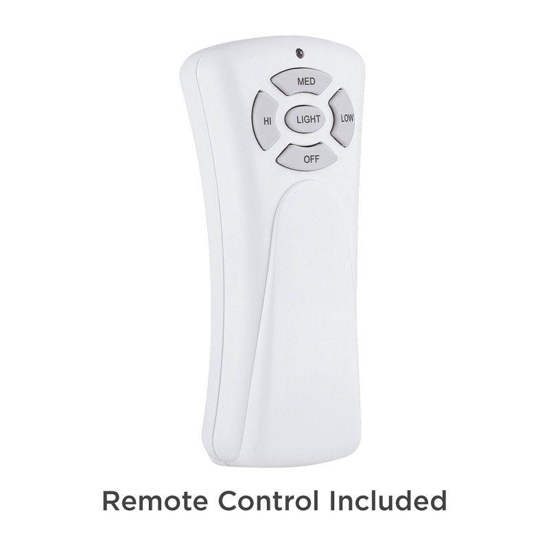 Casa Vieja 60" Wind and Sea Farmhouse Rustic Indoor Outdoor Ceiling Fan 5 Blade LED Light Remote Control Oil Rubbed Bronze Finish Bedroom Patio