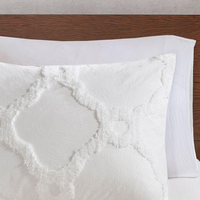 Pacey 3 Piece Tufted Cotton Chenille Comforter Set