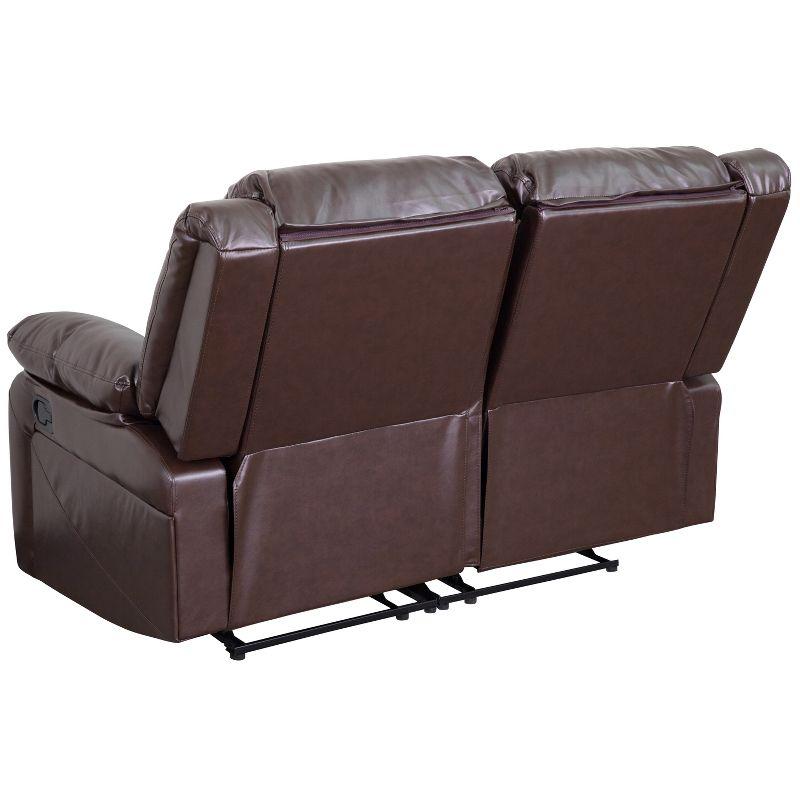 Flash Furniture Harmony Series Loveseat with Two Built-In Recliners