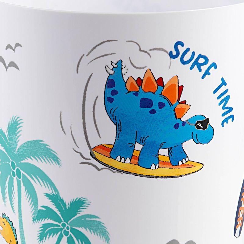 Allure Home Creations Surfin' Dino Wastebasket