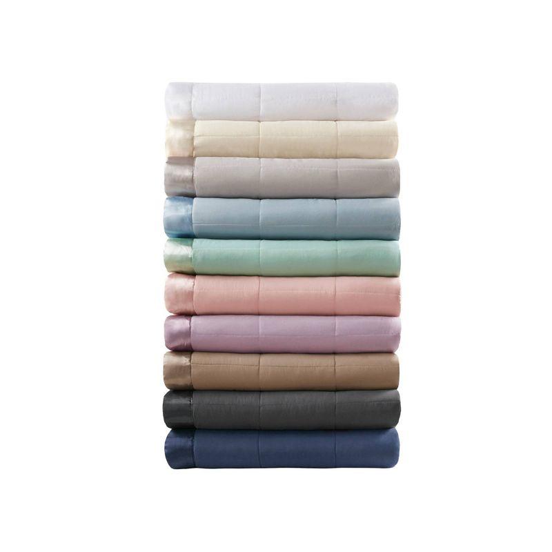 Madison Park Lightweight Down Alternative Blanket with Satin Trim