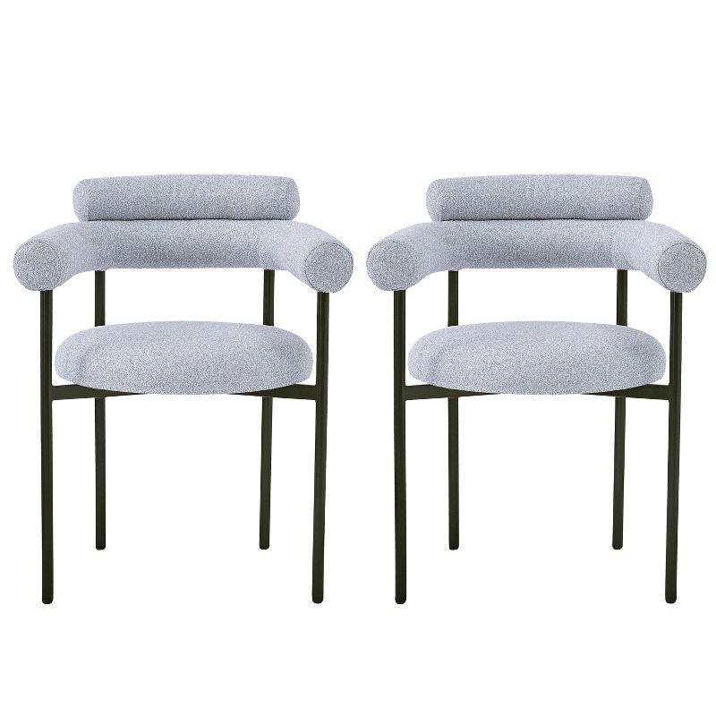 Christopher Knight Home Rylan Upholstered Armchair Dining Chairs