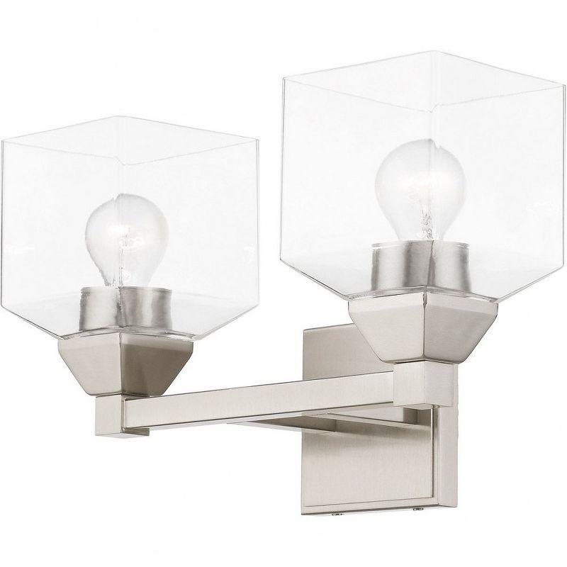 Livex Lighting Aragon 2 - Light Vanity in  Brushed Nickel