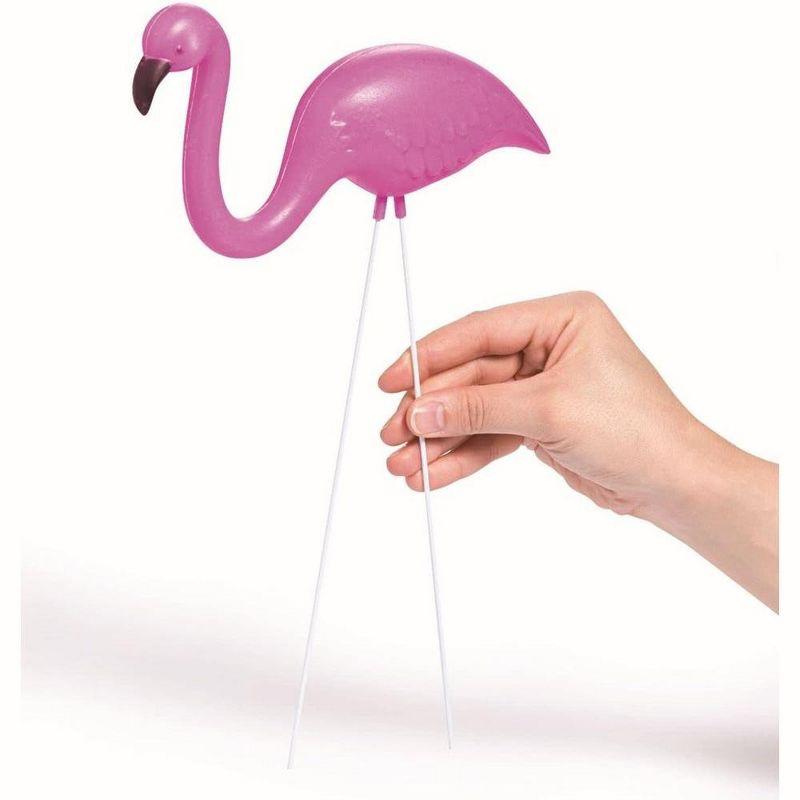 Fun Express Plastic Mini Pink Flamingo Yard Ornaments