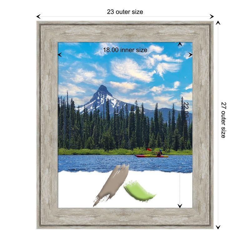 Amanti Art Crackled Metallic Picture Frame