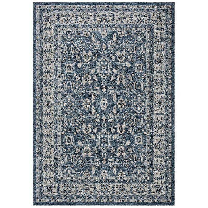 Charleston CHL412 Loomed Indoor Area Rug - Navy/Creme - 5'3"x7'6" - Safavieh