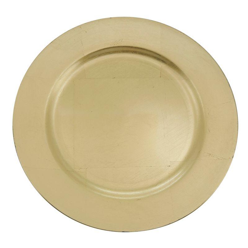 Saro Lifestyle Classic Solid Color Charger Plates