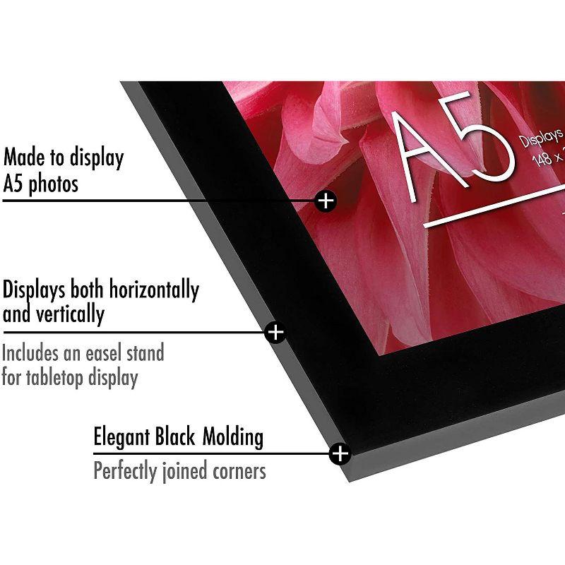 Americanflat A5 Picture Frame, Black