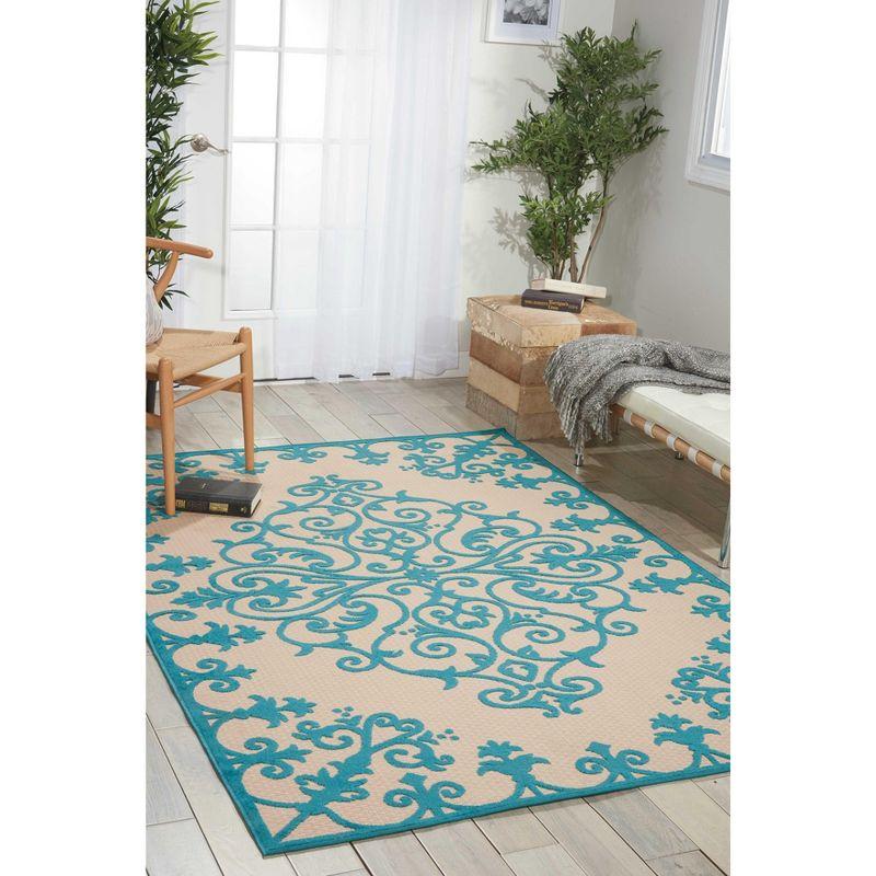 Aqua Breeze Easy-Care 8' x 10' Synthetic Rectangular Rug