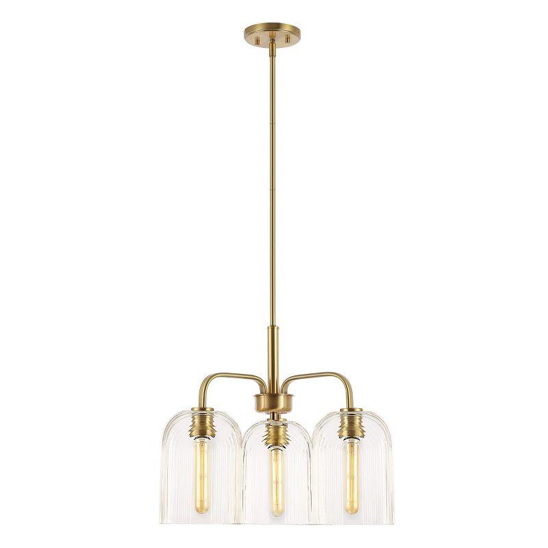 Romeyn 3 Light 21" Pendant - Gold/Clear - Safavieh.