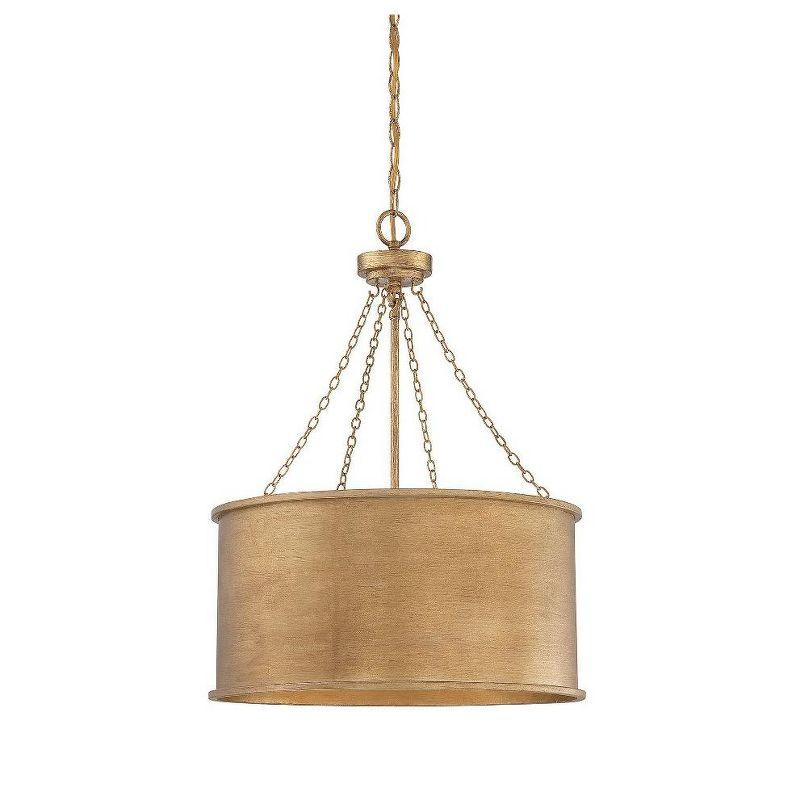Savoy House Rochester 4 - Light Pendant in  Gold Patina