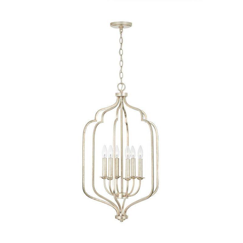 Capital Lighting Ophelia 6 - Light Chandelier in  Winter Gold