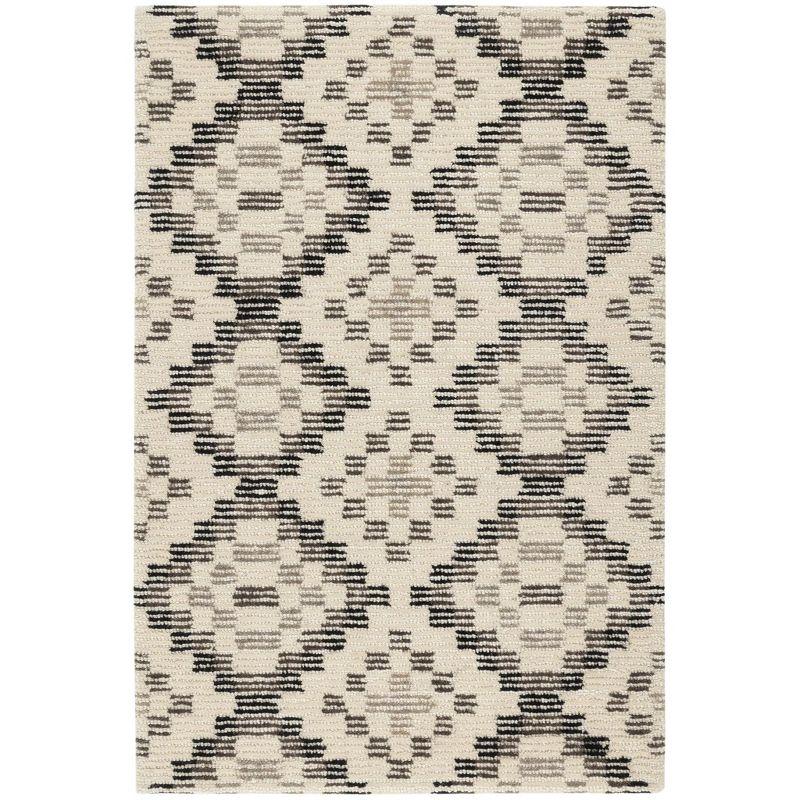 Diamond Cove Black Hand Tufted Wool Rug