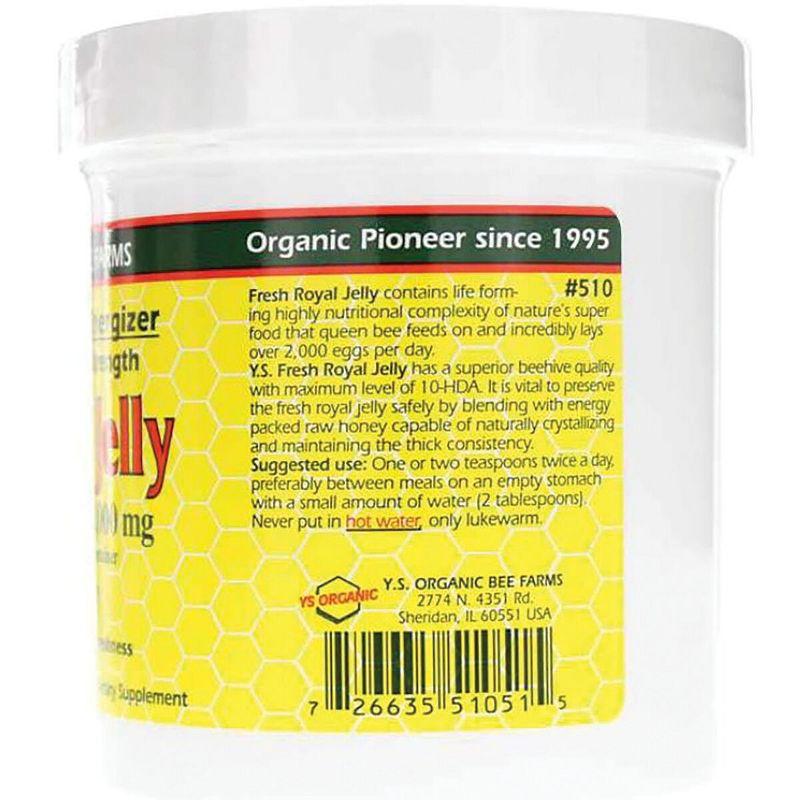 Y.S. Eco Bee Farms Pure Royal Energizer Royal Jelly In Honey.
