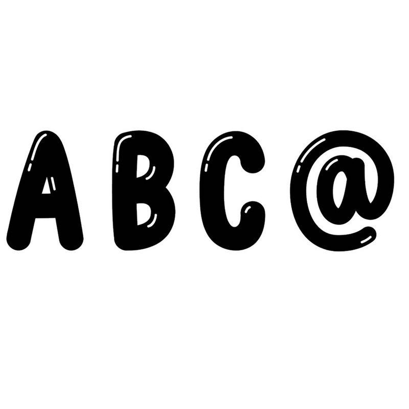 Creative Teaching Press 216 Piece Core Decor Bubble Letters Designer Letters Set