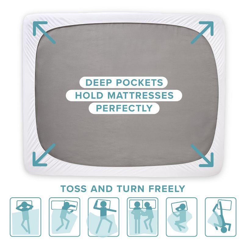 Bare Home Waterproof Quilted Mattress Pad