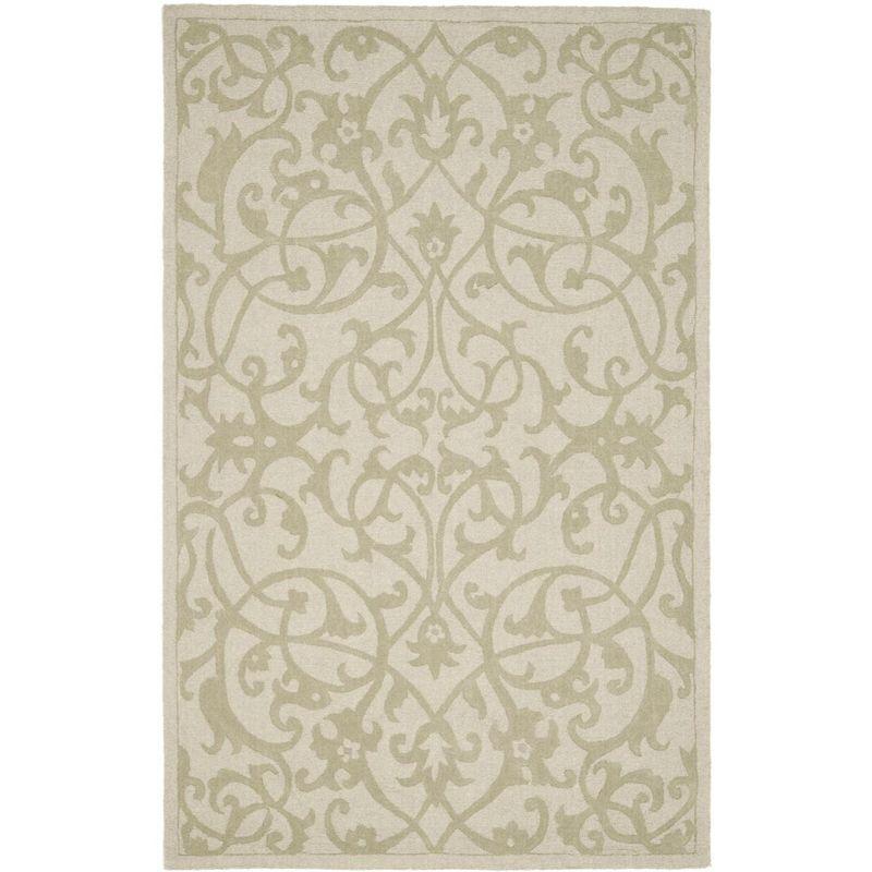 Impressions IM341 Hand Loomed Area Rug - Sage - 6'x9' - Safavieh.