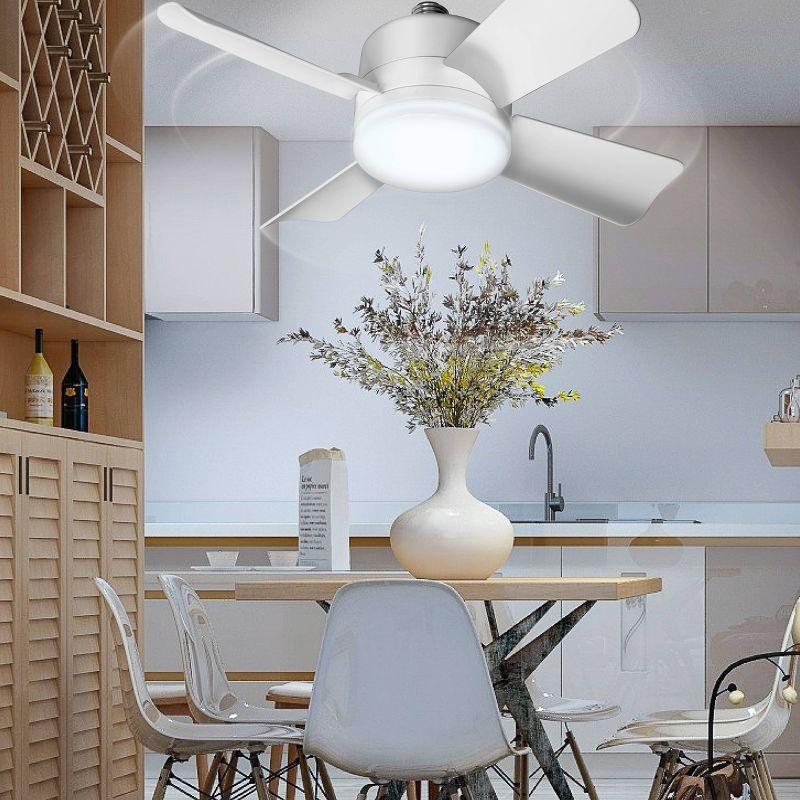 Bell + Howell Bell + Howell Socket Fan, Ceiling Fan With 1000 Lumens and Remote Control