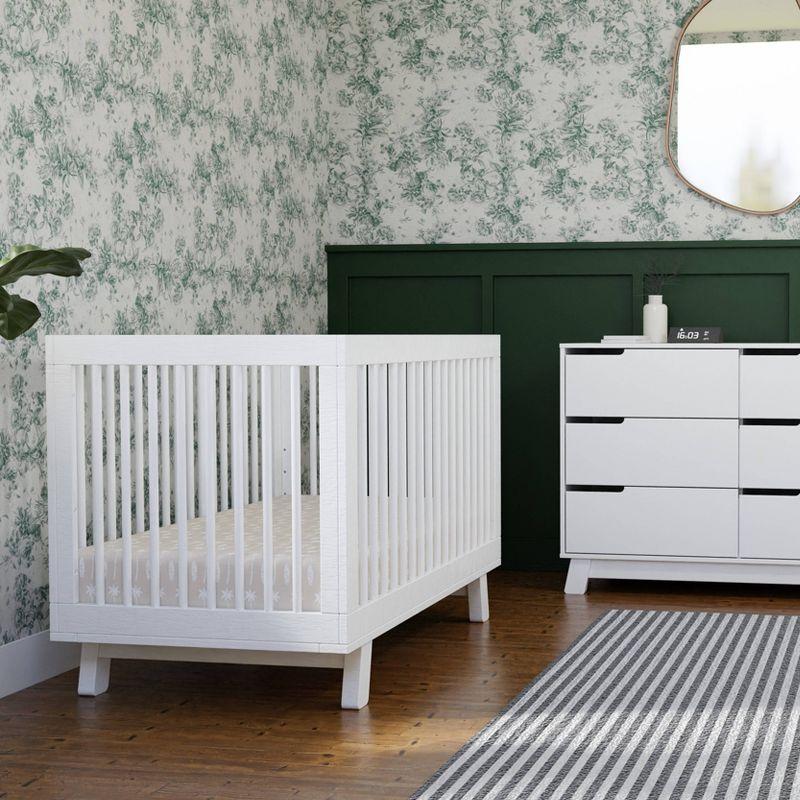 Babyletto Hudson 3-in-1 Convertible Crib with Toddler Rail