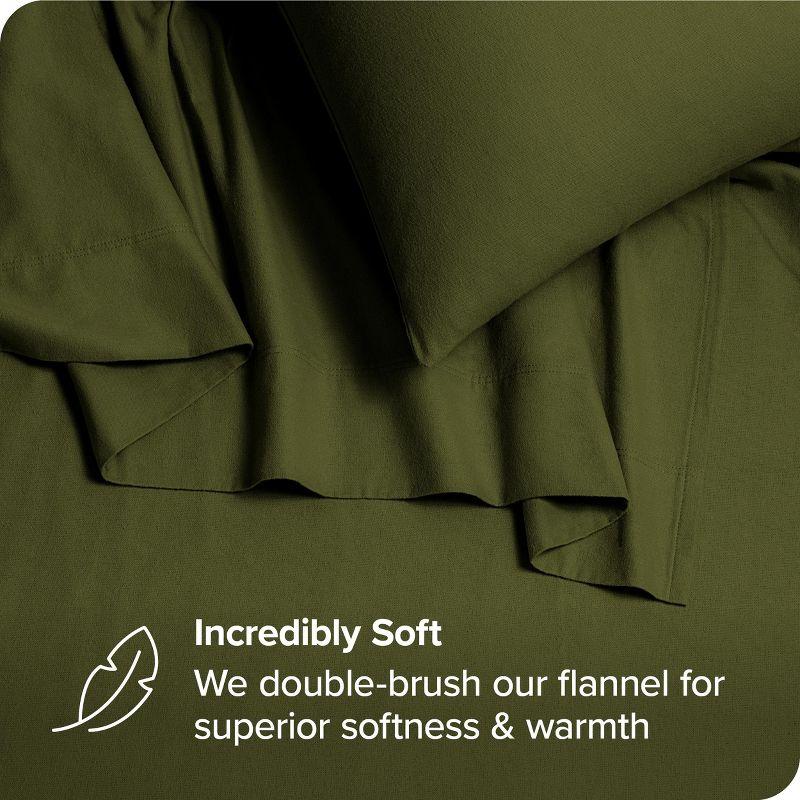 Cypress Organic Cotton Flannel Queen Sheet Set