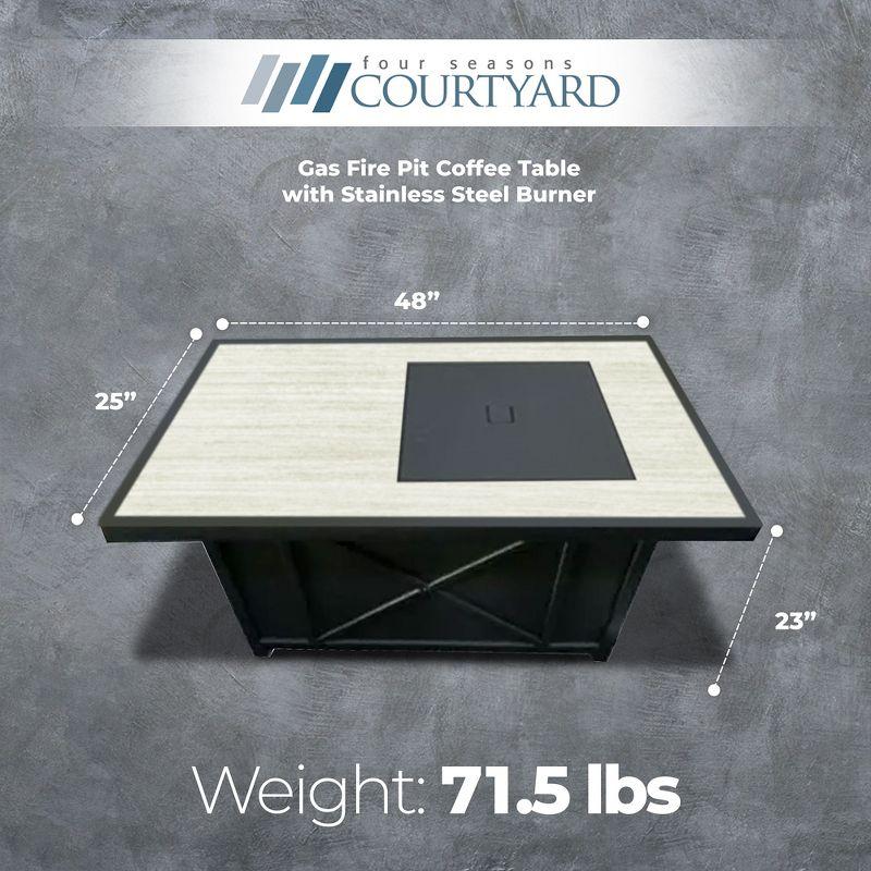 Four Seasons Courtyard 25'' W Ventless Natural Gas / Propane Fireplace