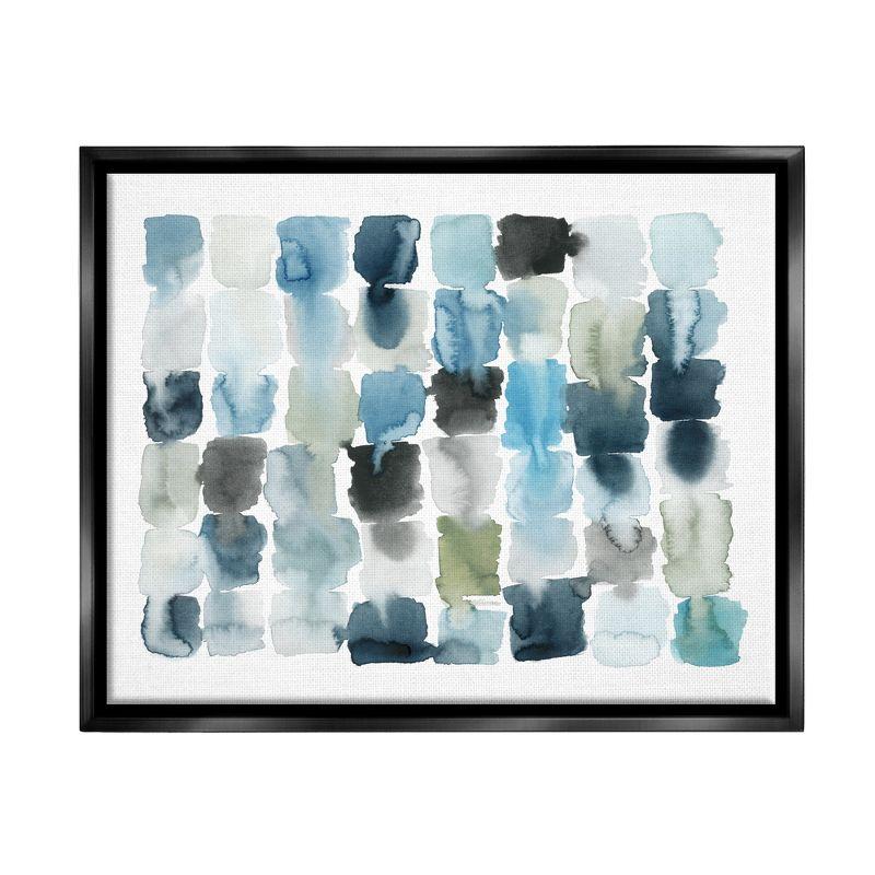 Ocean Inspired Abstract Blue Green Watercolor Canvas Art