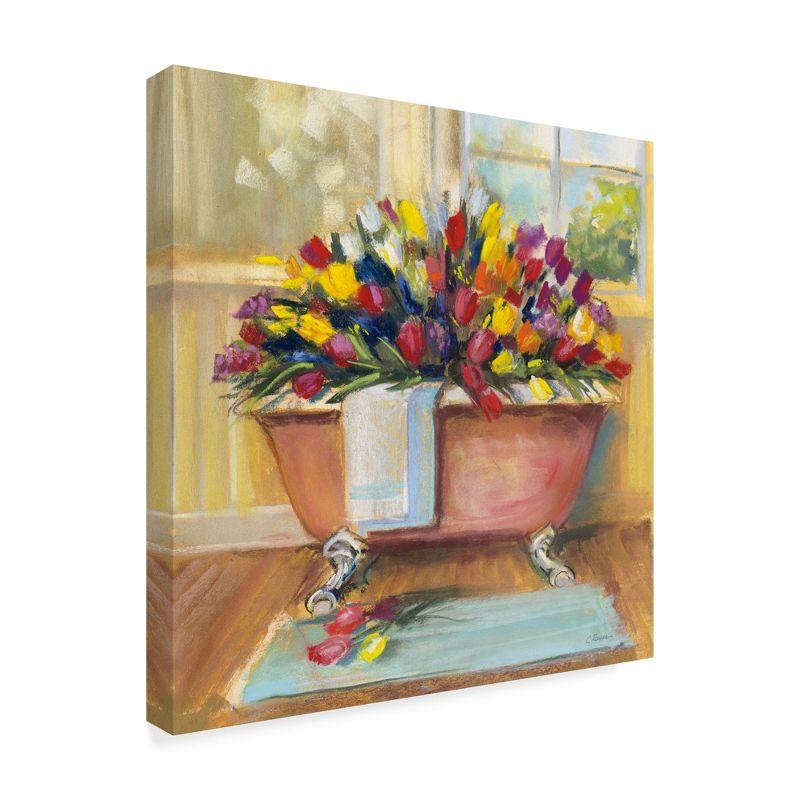 Carol Rowan " Bathtub Bouquet II " by Carol Rowan