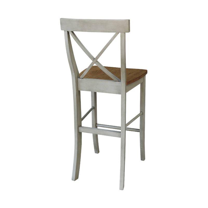 30" X Back Barstool - International Concepts