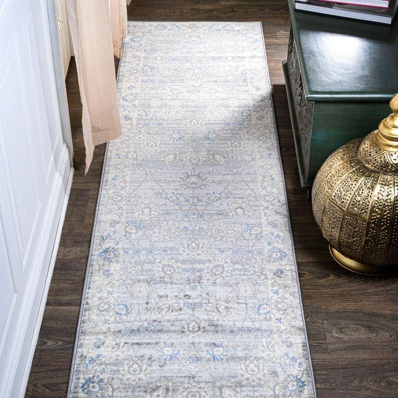 Modern Persian Vintage Moroccan Traditional Runner Rug - JONATHAN Y