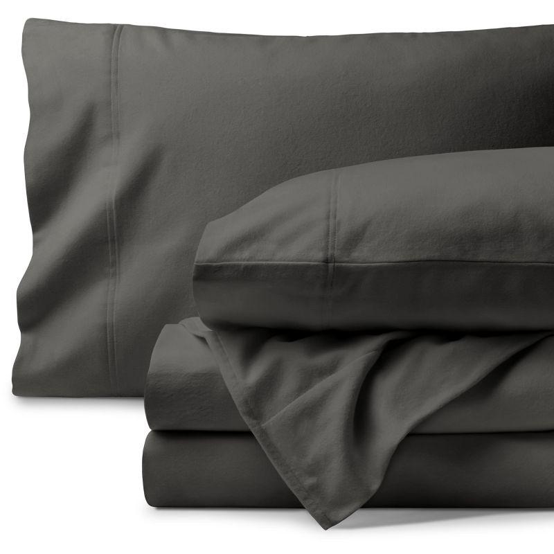 Bare Home Organic 100% Cotton Flannel Sheet Set