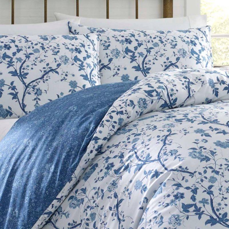 Navy Elise Comforter Set - Laura Ashley