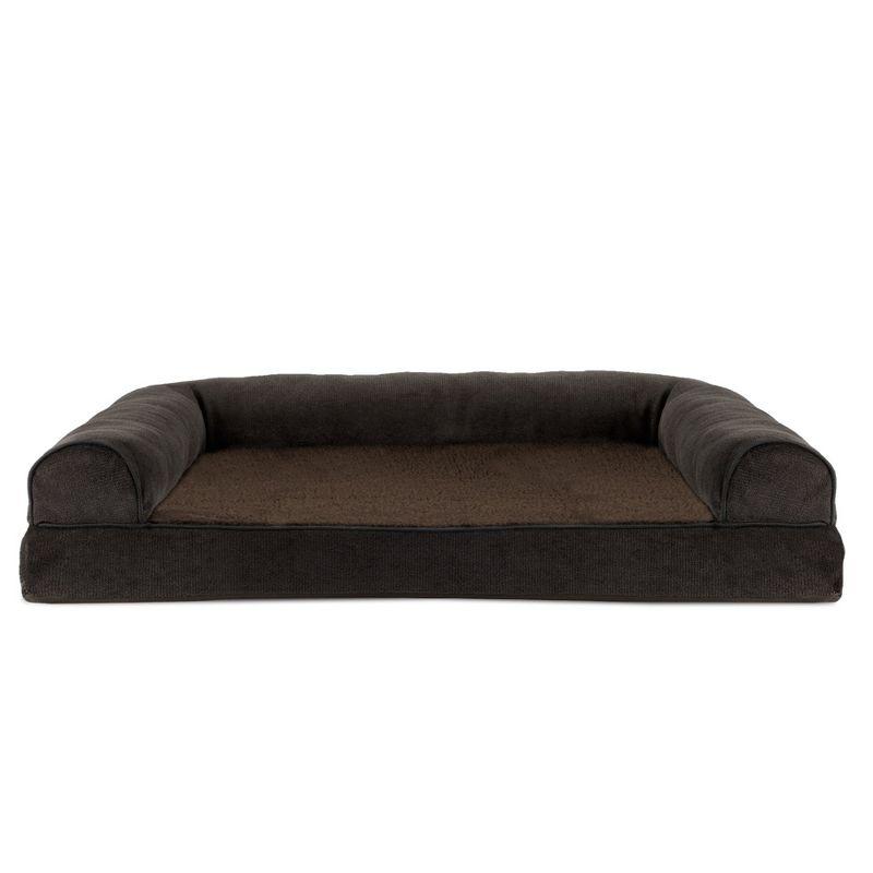 FurHaven Orthopedic Suede Pet Bed