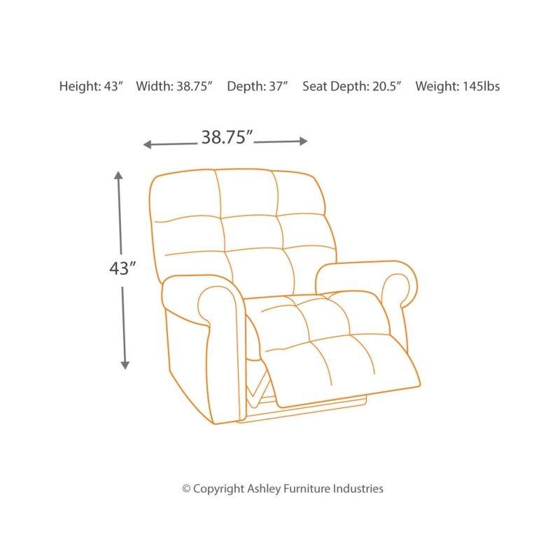 Ernestine Slate Gray Metal Power Lift Recliner