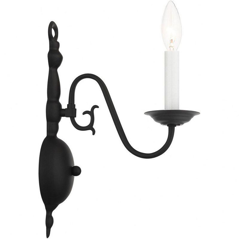 Livex Lighting Williamsburgh 1 - Light Wall Light in  Black