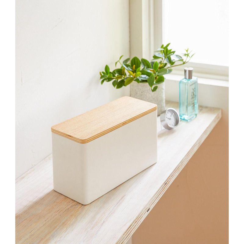 Yamazaki Home Rin Yamazaki Home Countertop Organizer Bathroom Kitchen Toiletries Holder, Sliding Divider