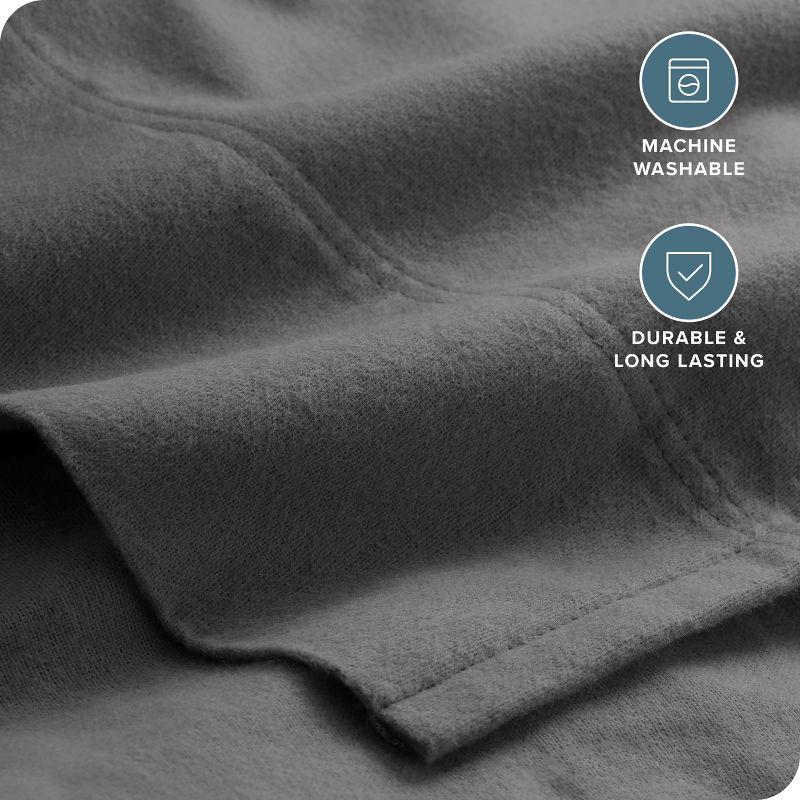 Bare Home Flannel Machine Woven Sheet Set