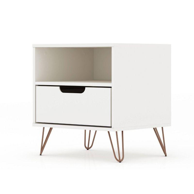 1.0 Rockefeller Nightstand - Manhattan Comfort