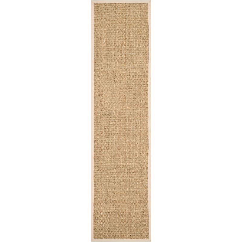 Natural Fiber NF114 Power Loomed Runner Rug - Natural/Beige - 2'6"x22' - Safavieh.