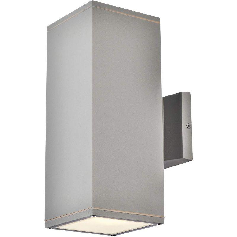 Elegant Lighting Raine Outdoor Wall in silver