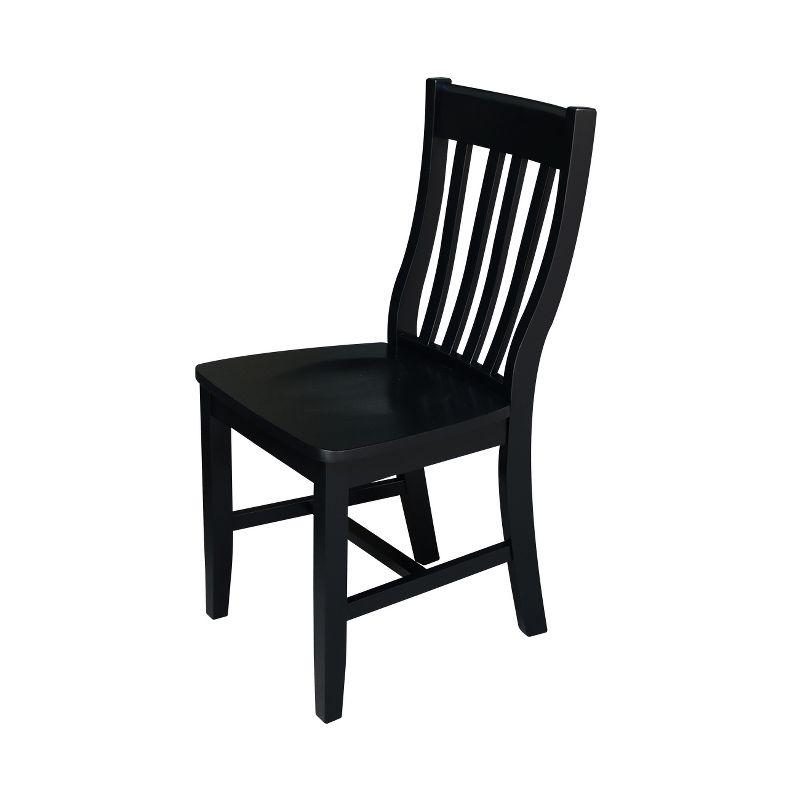 August Grove® Toby 18.5'' H Solid Wood Side Chair (Set of 2)