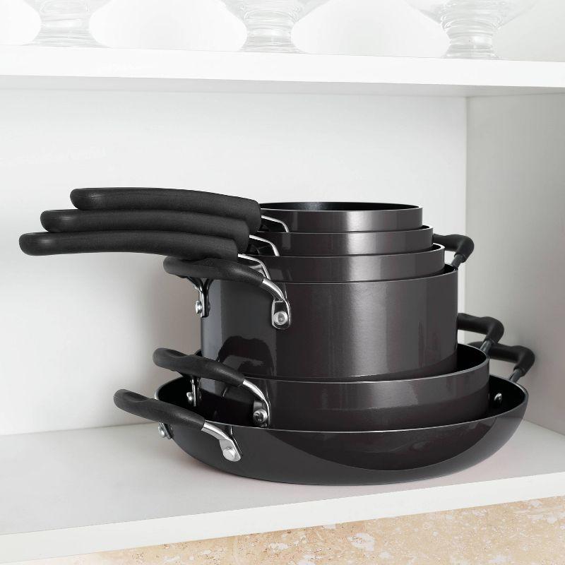 Tramontina Tramontina Aluminum Non Stick 11 Pc Nesting Cookware Set