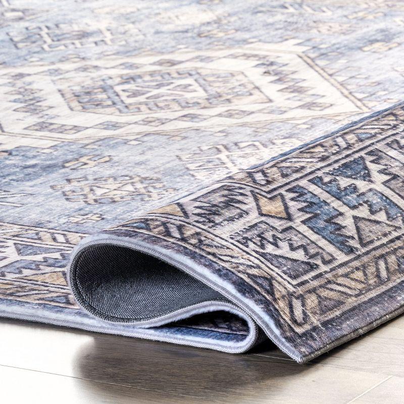 Nuloom Monika Distressed Aztec Medallion Indoor Area Rug