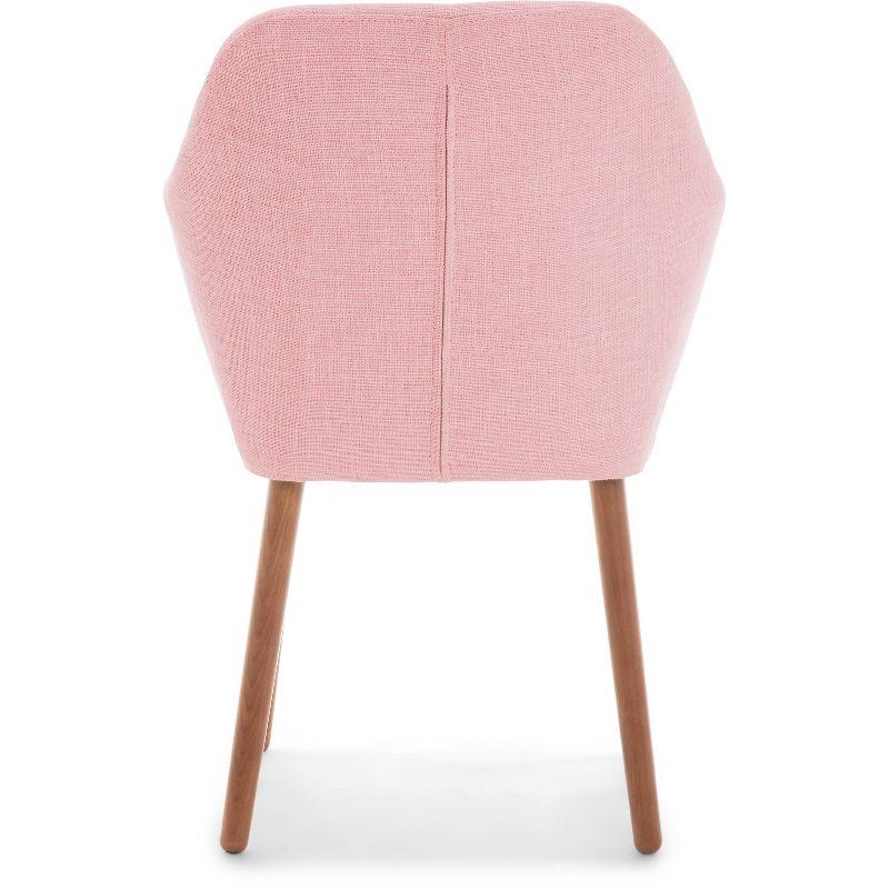 Elle Decor Adore Decor Roux Mid-Century Accent Chair for Home Office or Living Room
